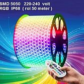 Led strip 5050 ip65 Waterproof 220 volt rgb