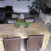 Leveren steigerhout meubels en andere houten meubels