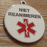 Luxe niet reanimeren medaillon