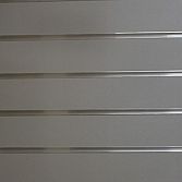 MDF Slatwall 120x120CM Grijs Hoogglans 10 / 15 CM
