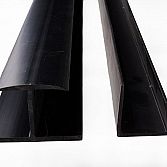 MDF Slatwall 120x120CM Grijs Hoogglans 10 / 15 CM