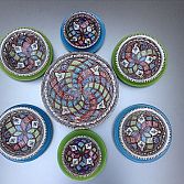 Marron Servies