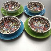 Marron Servies