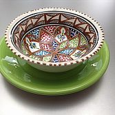 Marron Servies
