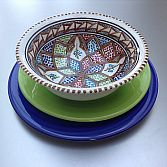 Marron Servies