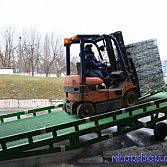 Mobiele laadbruggen Ausbau voor container