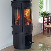 Morso 7990 met houtvak