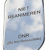 Niet reanimeren penning zonder persoonsgegevens, 