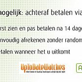 Nieuw: Veilig achteraf betalen bij UpToDateWatches.