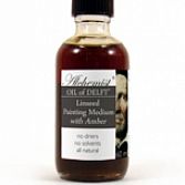Oil of Delft Linseed painting medium with amber