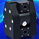 PE en PTFE Pneumatische Dubbel Werkende Membraanpomp