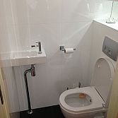 Referentie:(vloer/wandtegels) wc van klant uit Amsterdam