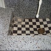 Restauratie terrazzo aanrechtbladen
