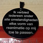 Ronde niet-reanimerenpenning