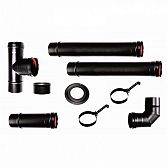 Rookgas afvoer kit