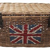 Rotan mand met Engelse - Britse vlag maat M