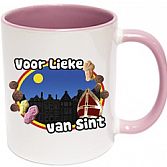 SINTERKLAASCADEAU? Mok bedrukt met naam en gevuld met pepernoten!