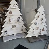 Sfeervolle steigerhouten kerstbomen