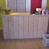 Steigerhouten Kledingrekken