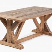 Stoere oudhout tafel