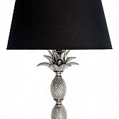 Tafellamp Sidonie | Ananas | Zilver | incl. zwarte lampenkap