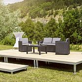 Terras podiumelement verplaatsbaar.