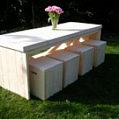 Tuin sets steigerhout