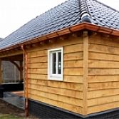 Tuinhuis met koperen afwerking