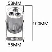 Tuinlamp led 3 watt warm wit