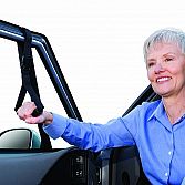 Uitstaphulp uit auto, verstelbaar