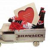 Valentijn Bierwagen met Liefdes boodschap en naam