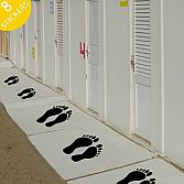 Vloerstickers voetstappen (set) 