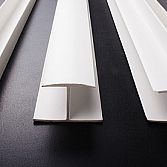 Wandplaat, presentatieplaat, MDF Slatwall 122x122 CM Ahorn