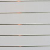 Wandplaat, presentatieplaat, MDF Slatwall 122x122 CM Wit