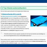 Waterontharder gezien op TV? Waarom dan 149 betalen als het vanaf 99,- kan?