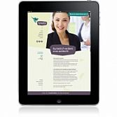 Website op smartphone