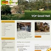 Website paardenpension VOF Groot Hell