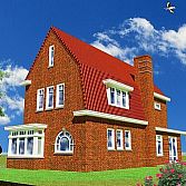 Woningen jaren 30 stijl.