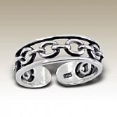 Zilveren teenringen
