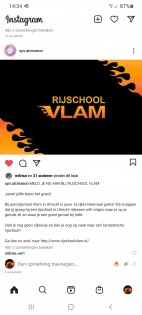 Rijschool Utrecht vlam