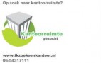 Ik zoek een kantoor