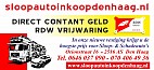 Sloopauto inkoop Den haag