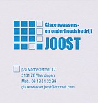 Glazenwasser-/Onderhoudsbedrijf JOOST