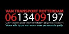 Van Transport Rotterdam